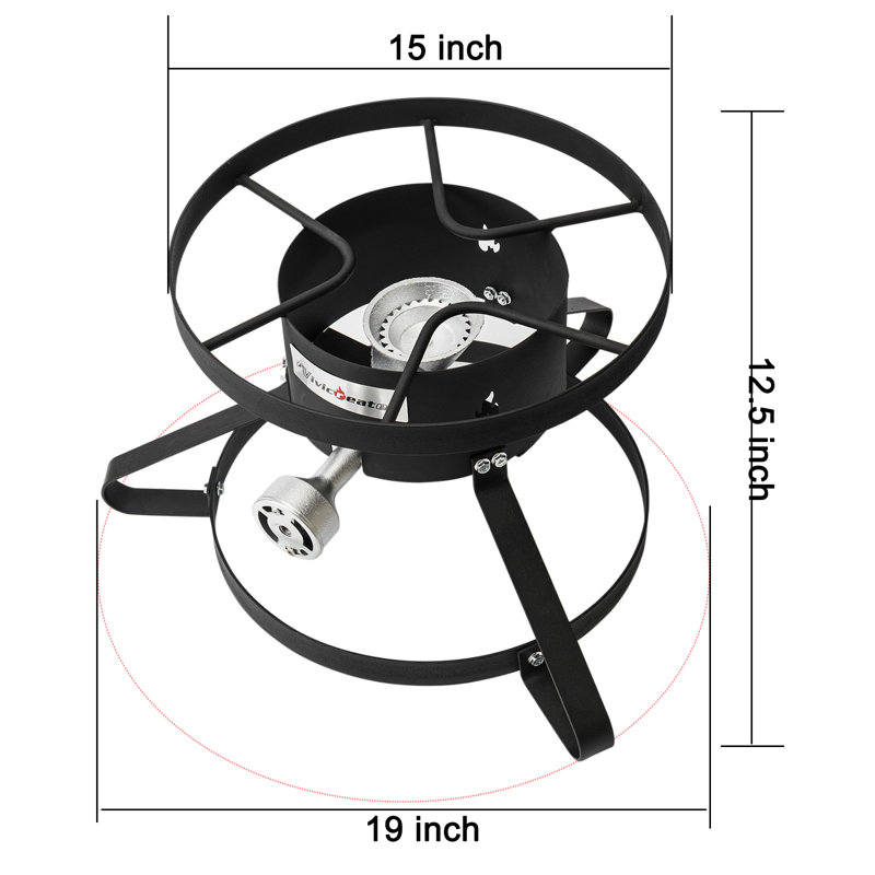 Vivicreate Single Burner High Pressure Propane Outdoor Wok